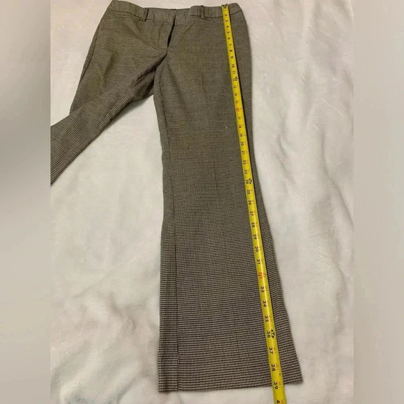 Worthington Women's Plaid Straight Leg Pants Brown Pockets Casual Size 8 - Picture 7 of 9